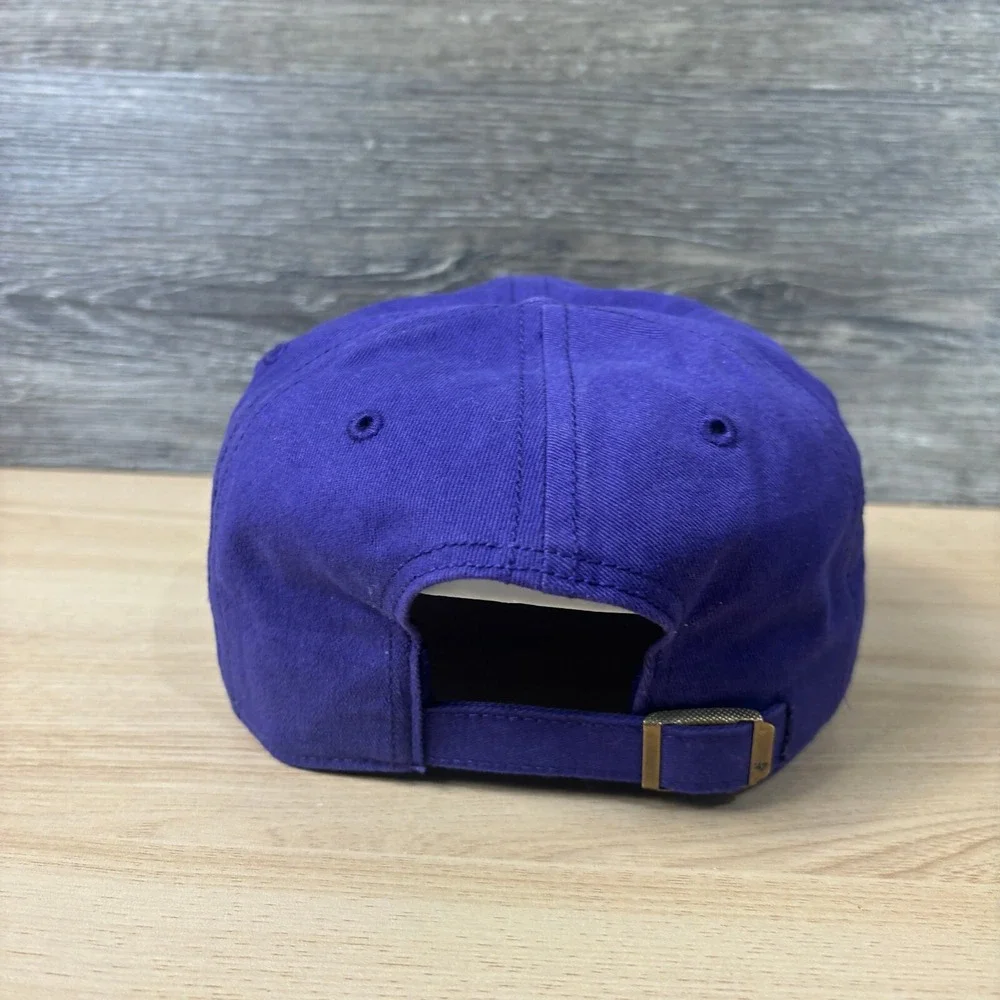 Minnesota‎ Vikings Hat Cap Strap Back Womens Purple NFL Football '47 Adjustable